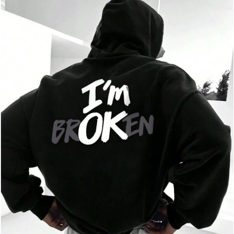 European Size Hoodie Im OK New Men's Hoodie Hip Ho