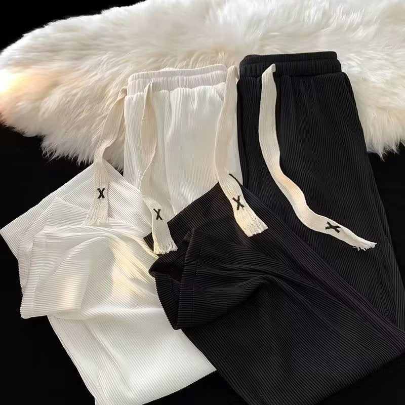 Men's Fashion Loose Straight All-matching Wide Leg Casual Trousers