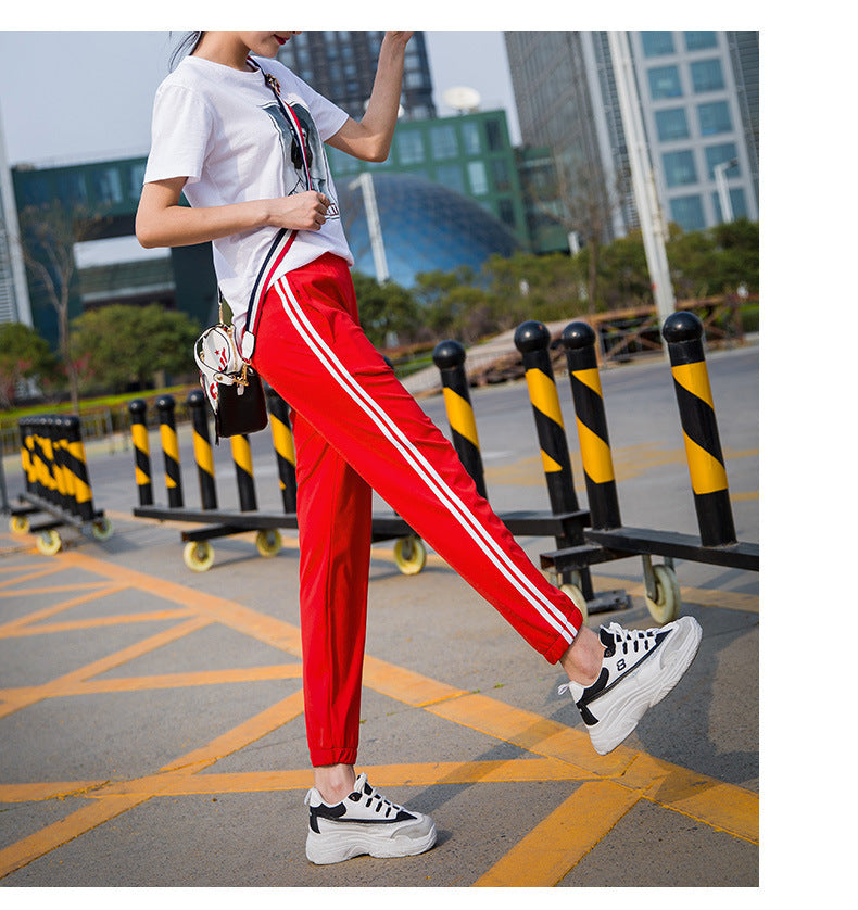 Student Korean style loose thin casual pants