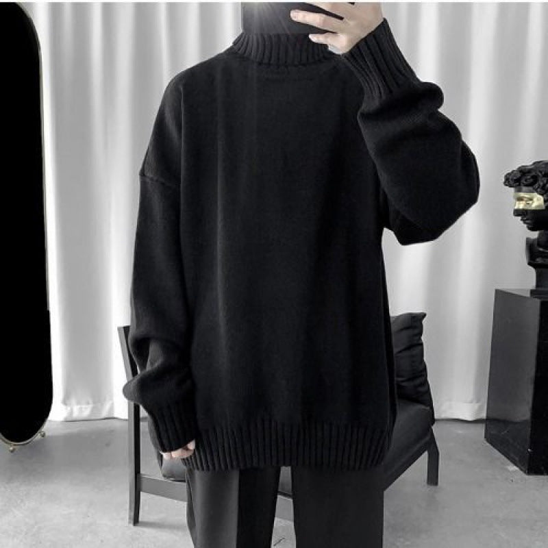 Fashion Simple Men's Thick Turtleneck Sweater