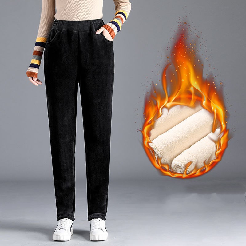 Thickened Corduroy Women's Radish Pants Loose Korean Style