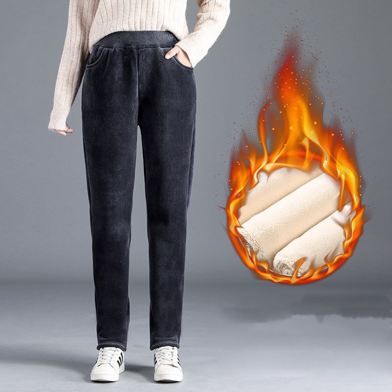 Thickened Corduroy Women's Radish Pants Loose Korean Style