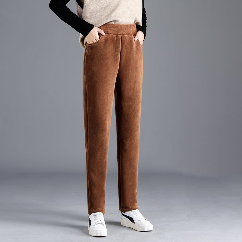 Thickened Corduroy Women's Radish Pants Loose Korean Style