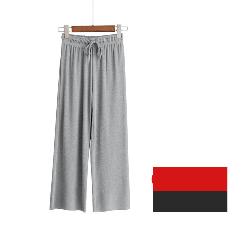 Wide Leg Korean Style High Waist Loose Slim Straight Casual Pants