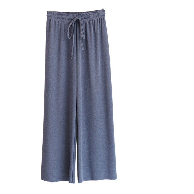 Wide Leg Korean Style High Waist Loose Slim Straight Casual Pants