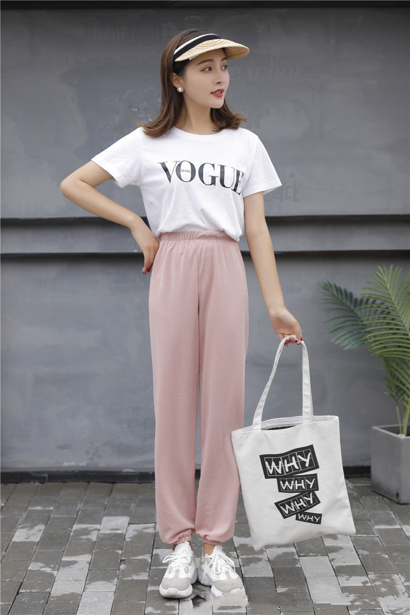 Women's High-waist Elastic Breathable Thin Yoga Pants