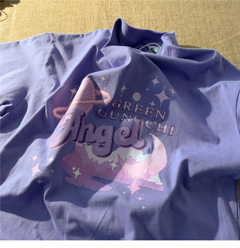 New Japanese Women'S Loose Round Neck Large Size