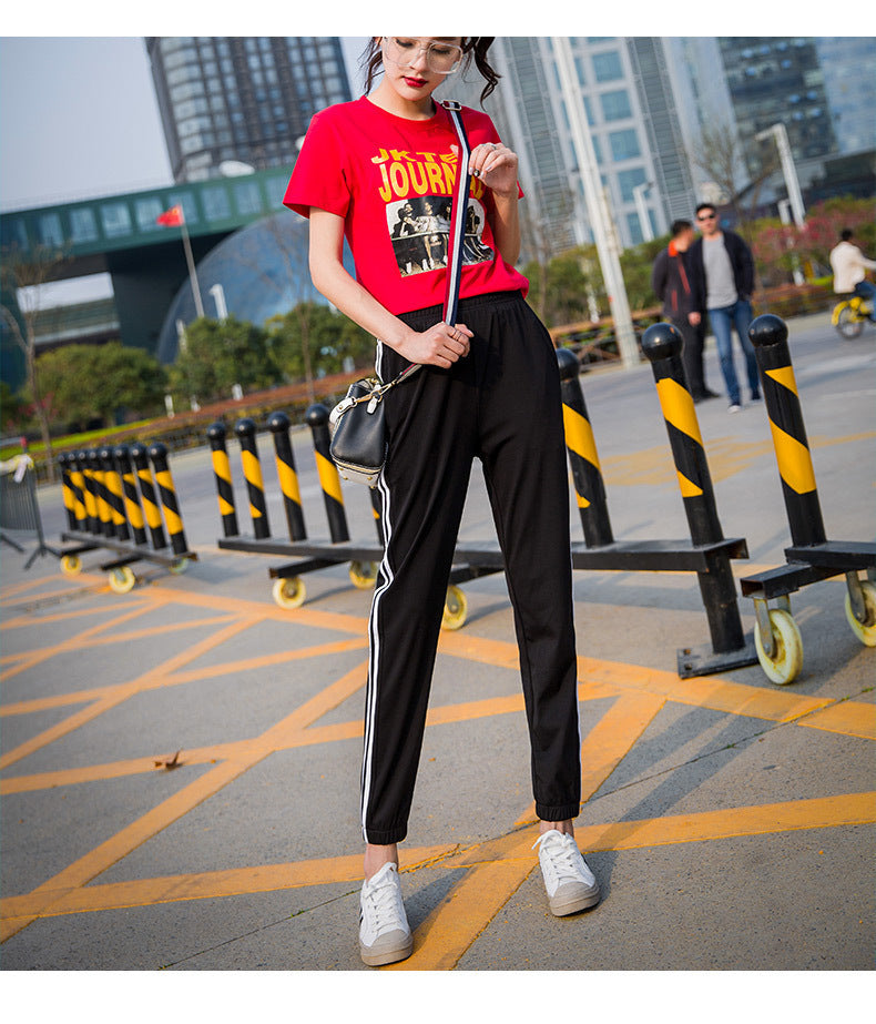 Student Korean style loose thin casual pants