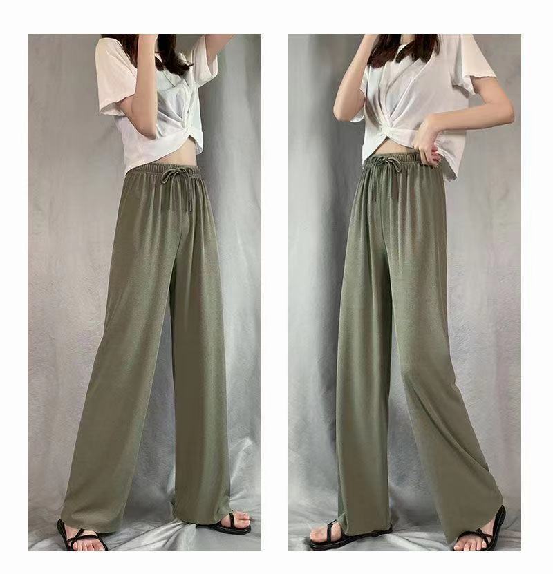 Women's Casual High Waist Long Wide Leg Pants