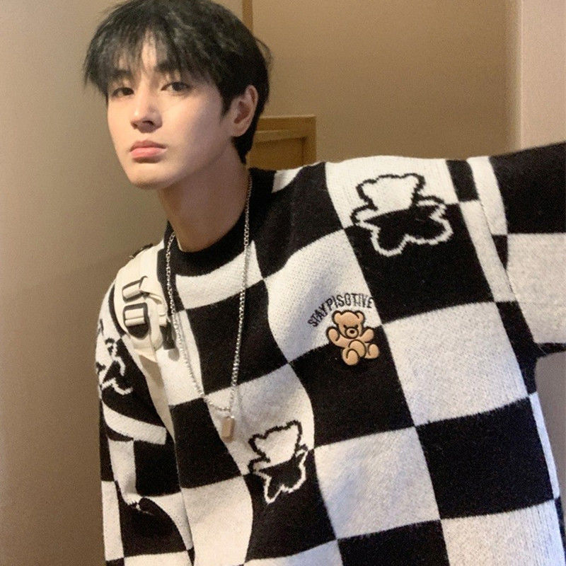 Hong Kong Style Ins Trendy Youth Sweater Winter Loose Padded Coat Idle Style Couple