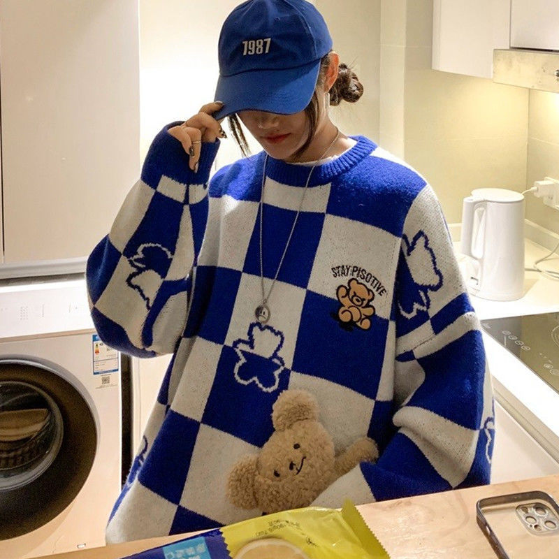 Hong Kong Style Ins Trendy Youth Sweater Winter Loose Padded Coat Idle Style Couple