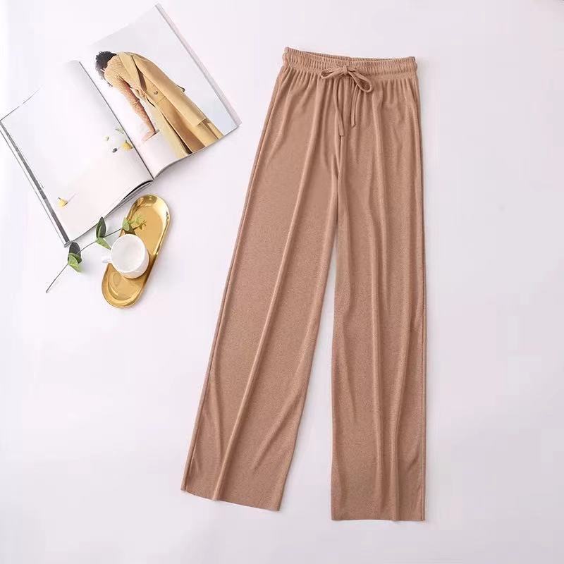 Women's Casual High Waist Long Wide Leg Pants