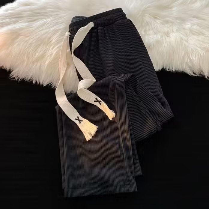 Men's Fashion Loose Straight All-matching Wide Leg Casual Trousers