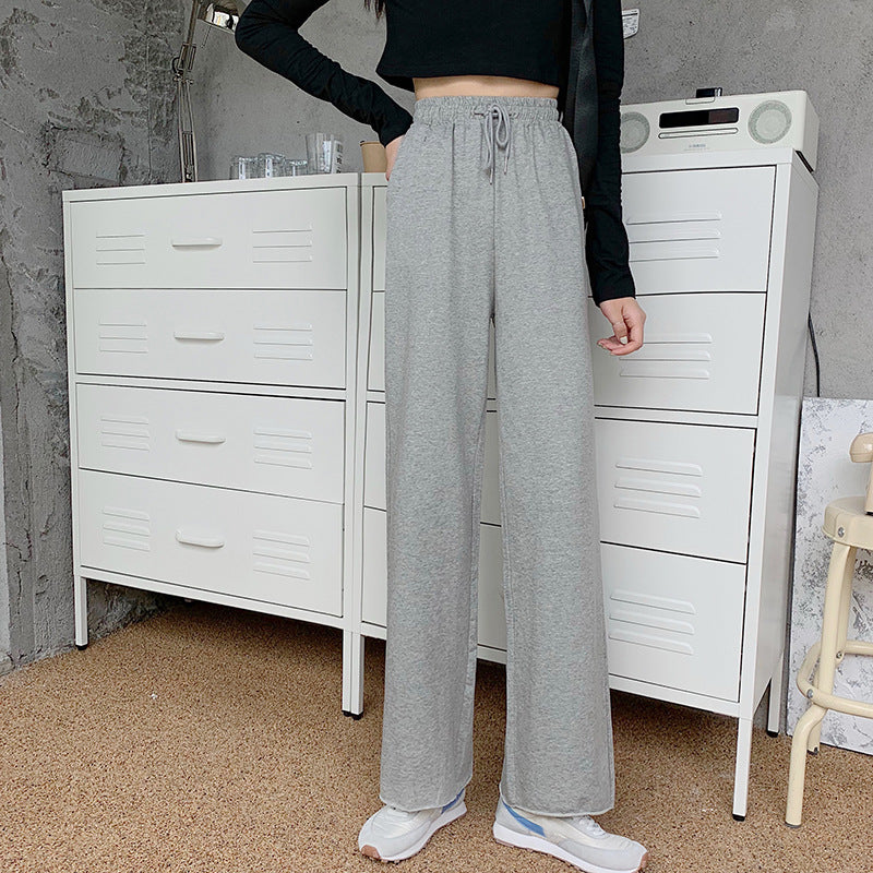 Loose straight leg wide trousers