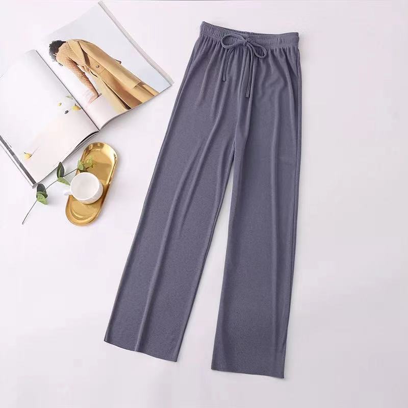 Women's Casual High Waist Long Wide Leg Pants
