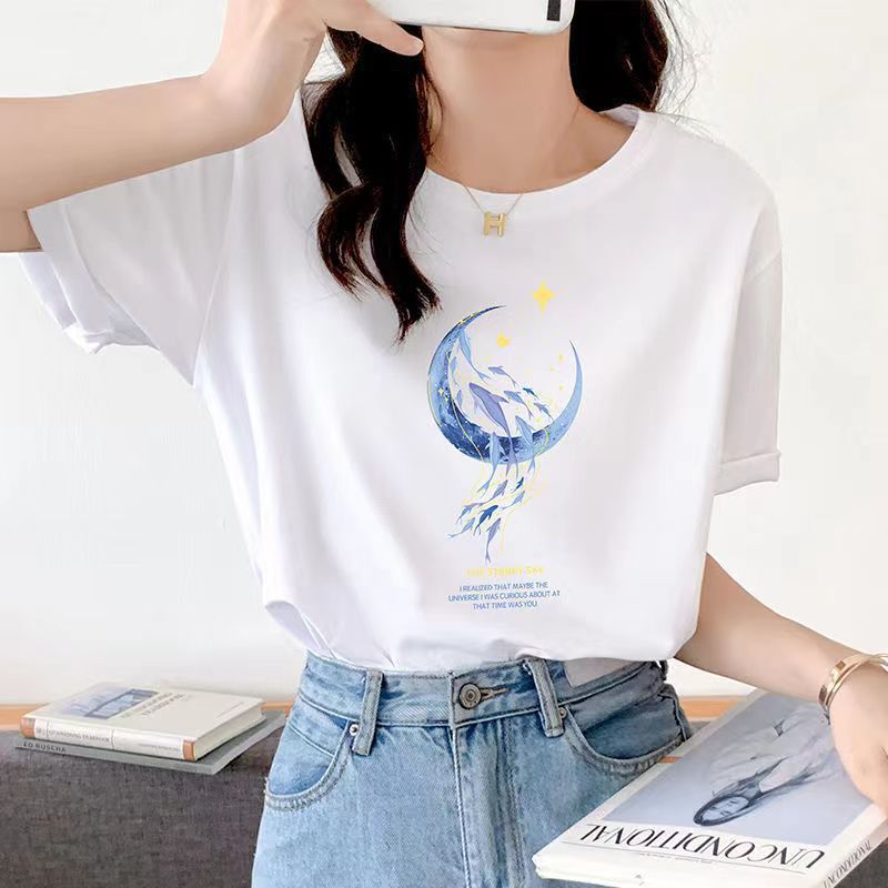 Loose New Short Sleeve T-shirt For Women