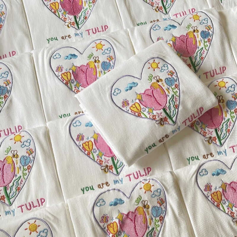 Japanese Retro Printed Letter Chic Short Sleeved T-shirt For Women