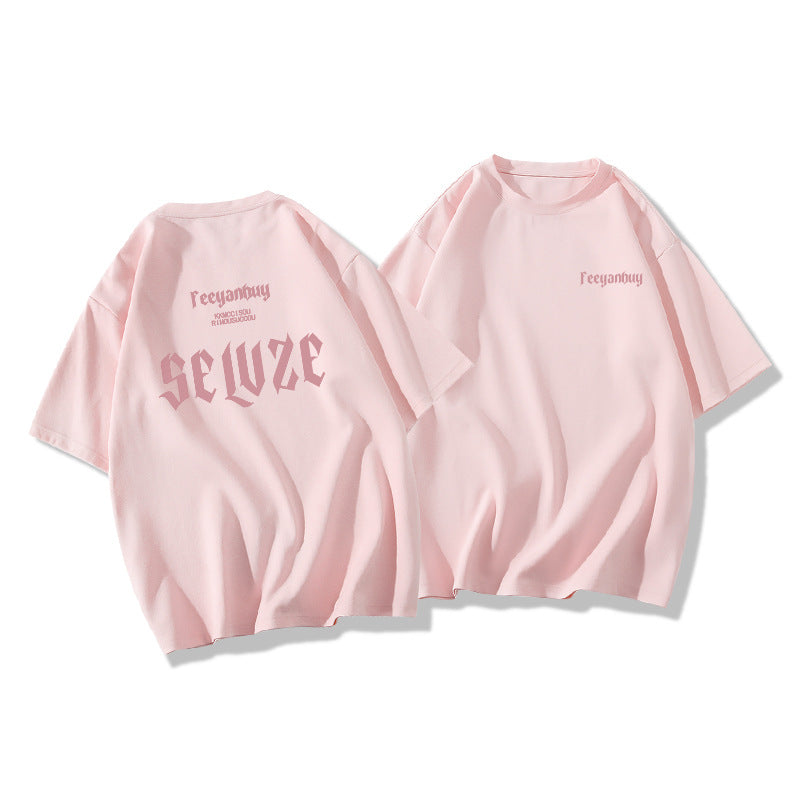 Women's Summer Loose Top T-shirt With Short Sleeves