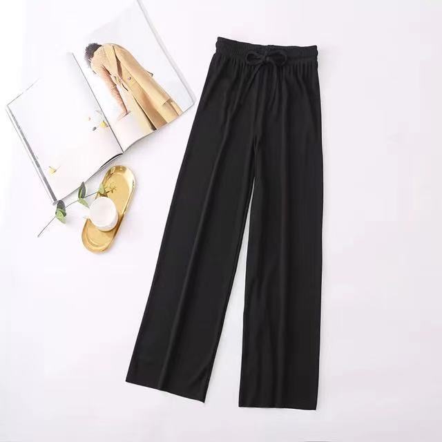 Women's Casual High Waist Long Wide Leg Pants