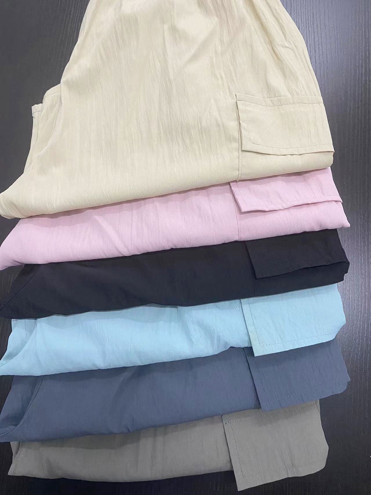 Ankle Banded Working Pants Loose All-match Wide Leg Pants