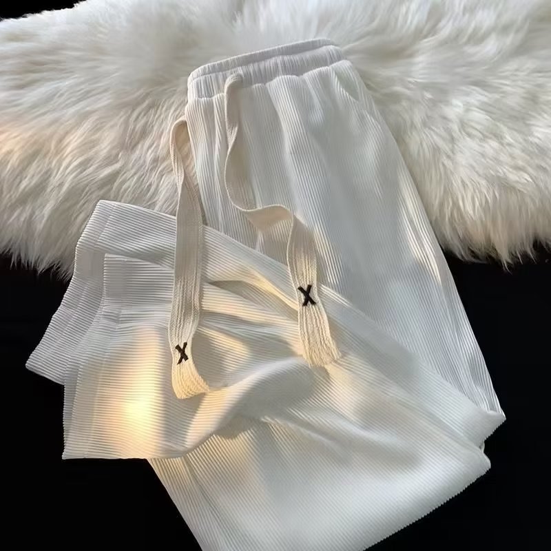 Men's Fashion Loose Straight All-matching Wide Leg Casual Trousers