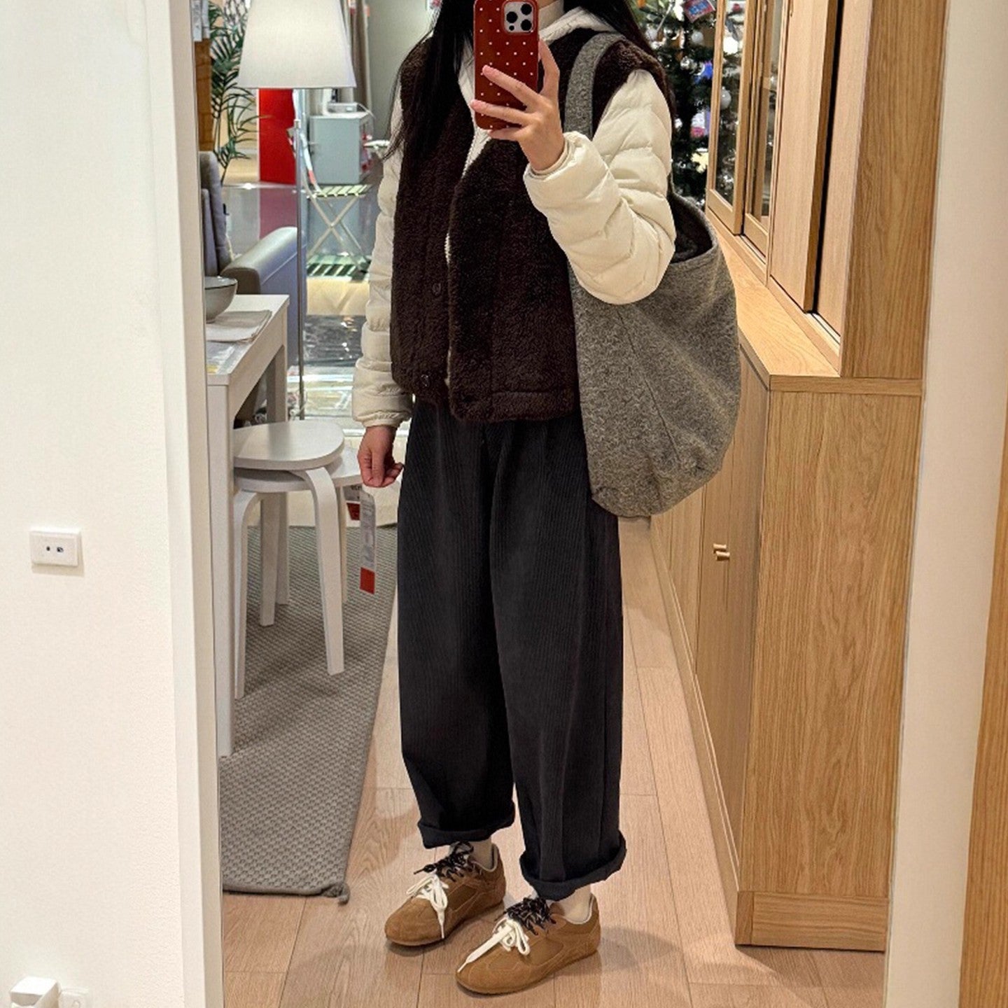 Plus-size Grandma Pants For Fallwinter Wide-leg Balloon Style