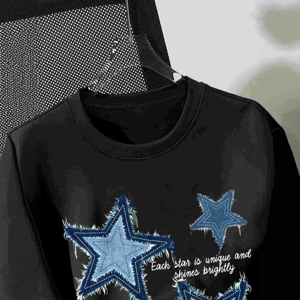 Womens Loose-fitting Short-sleeve Top With A Printed Design