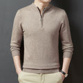 Men's Zipper Casual Bottoming Sweater
