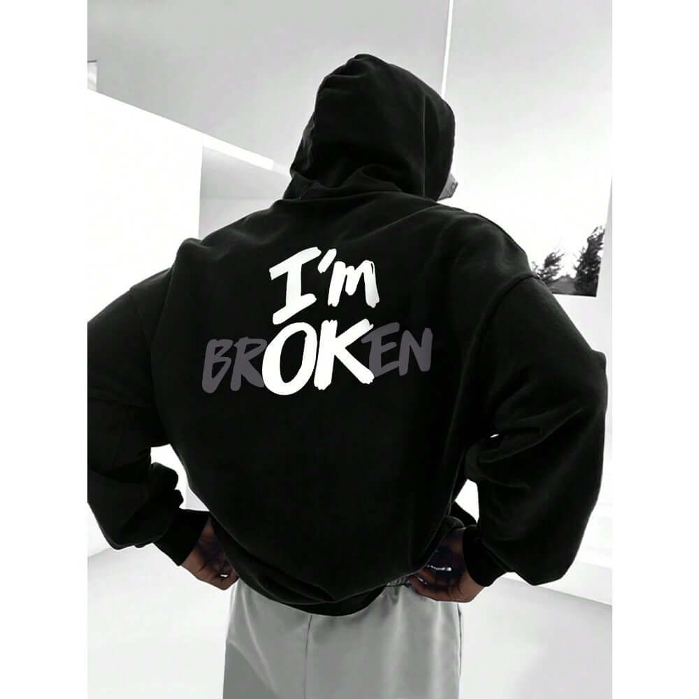 European Size Hoodie Im OK New Men's Hoodie Hip Ho