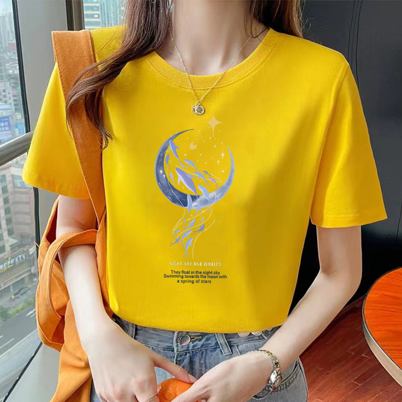 Loose New Short Sleeve T-shirt For Women